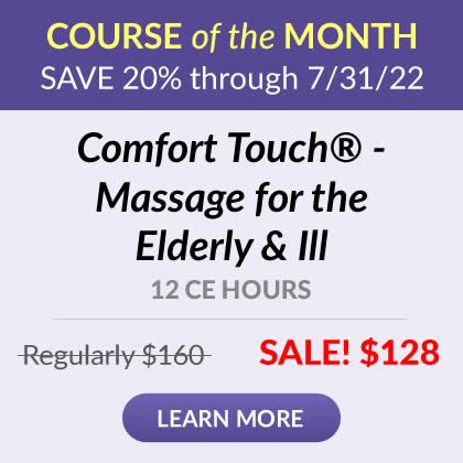 Course of the Month - Comfort TouchÂ® - Massage for the Elderly & Ill