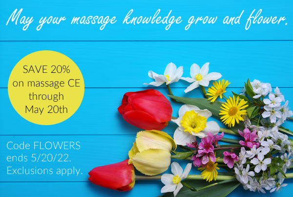 Save 20% on Massage CE