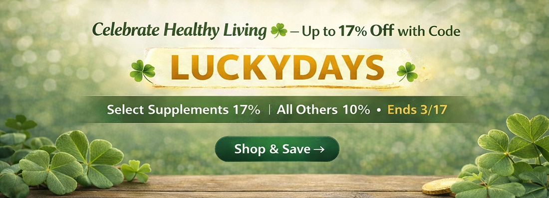 Save up to 17% on Health & Wellness Supplements