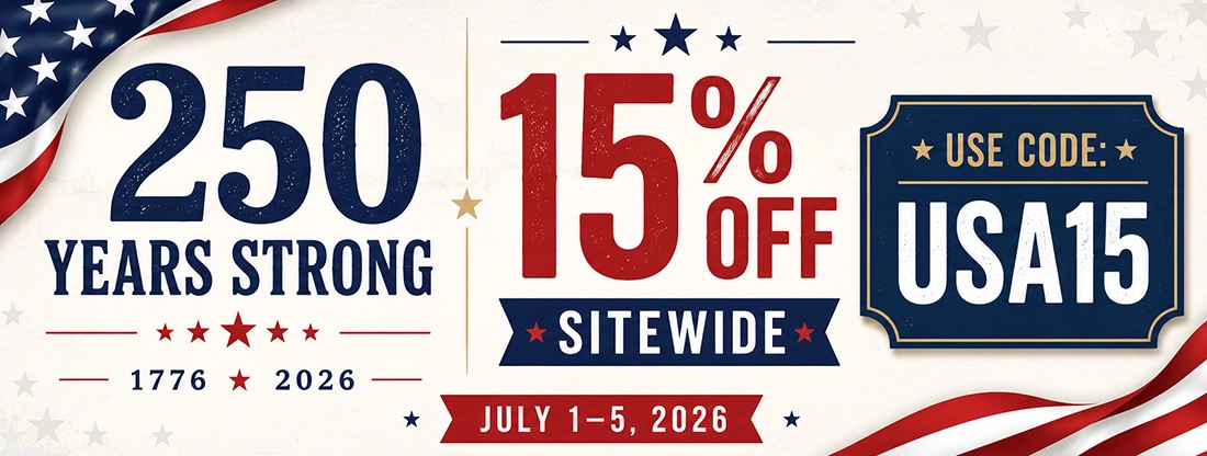 Save 15% Sitewide