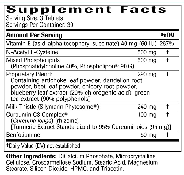 Clinical LiverSupport Ingredients