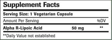 Alpha R-Lipoic Acid Ingredients