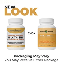 Milk Thistle with Artichoke & Turmeric - Label