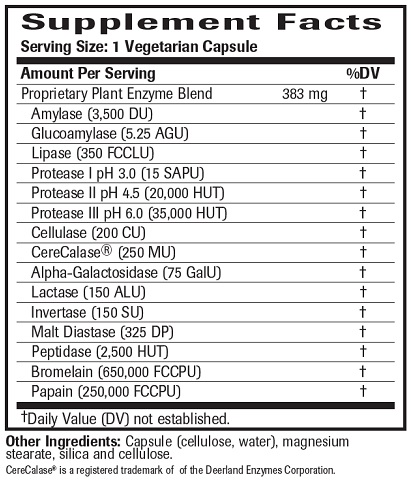 Digestive Enzymes Ingredients