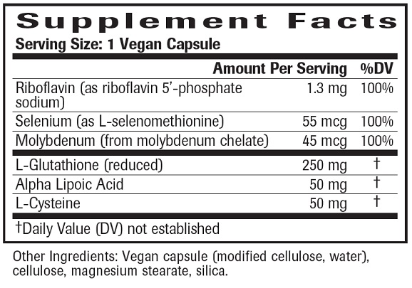 Glutathione Support Ingredients