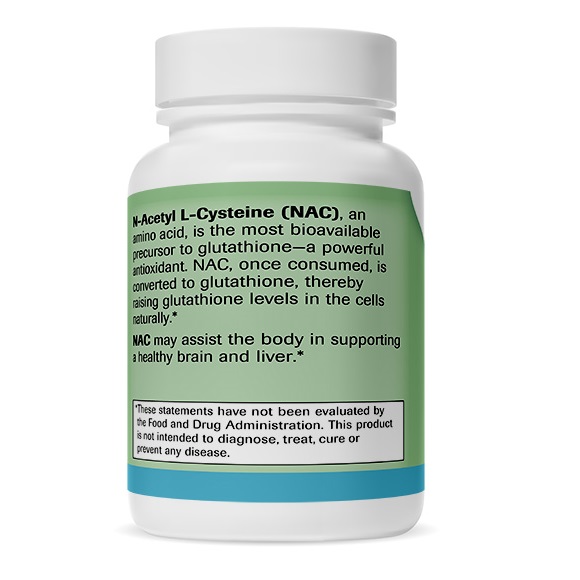 NAC - Supplement Facts Large