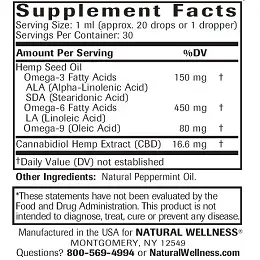 Hemp Oil - 500MG CBD Isolate