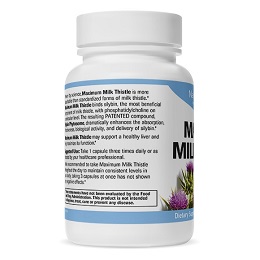 Maximum Milk Thistle - Label