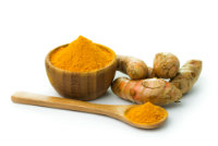 Turmeric root and powder