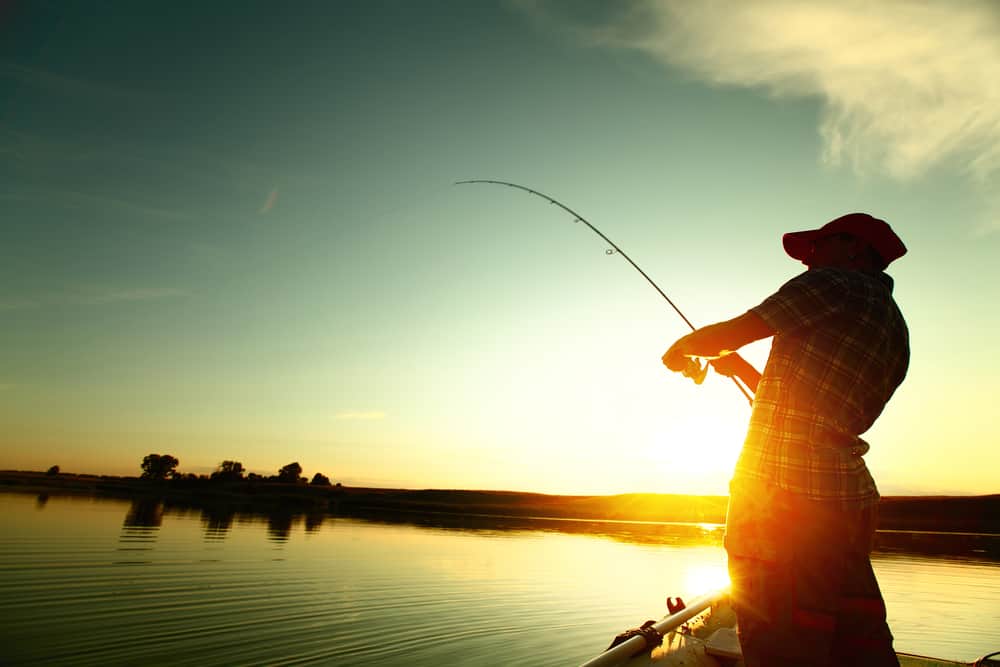 Fishing is a stress management technique to help you relax.