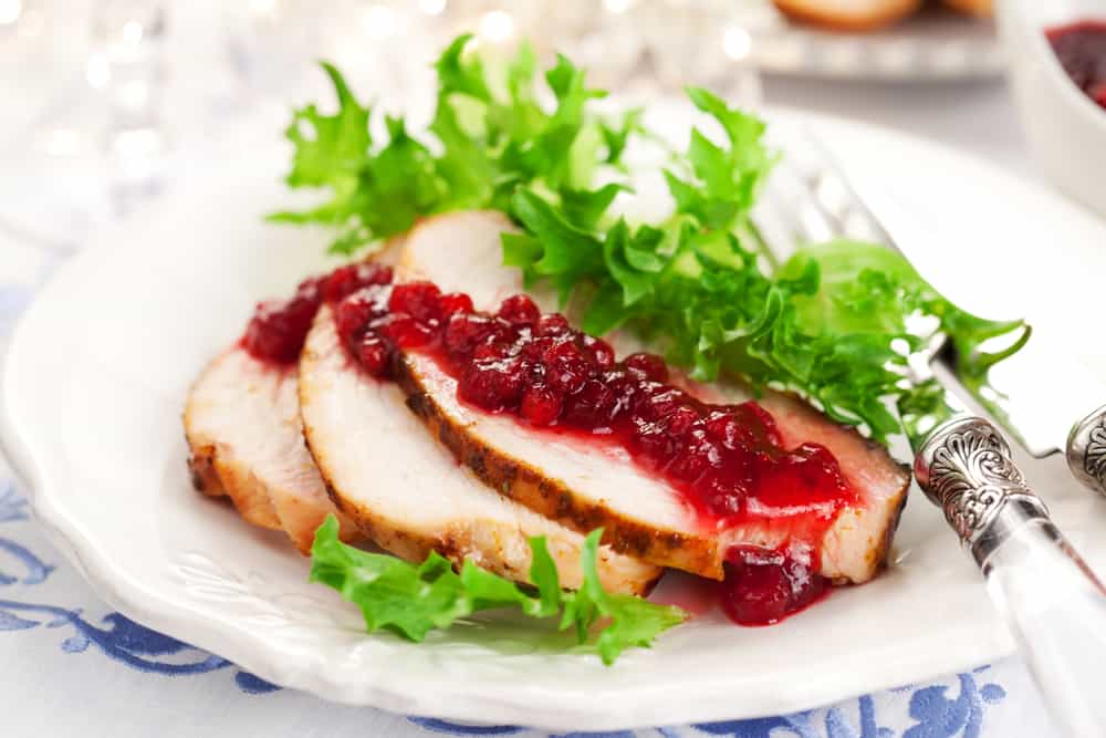 Cranberry sauce is a popular staple on Thansgiving.