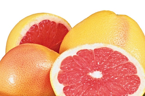 Grapefruit is a yellow food full of healthy benefits.