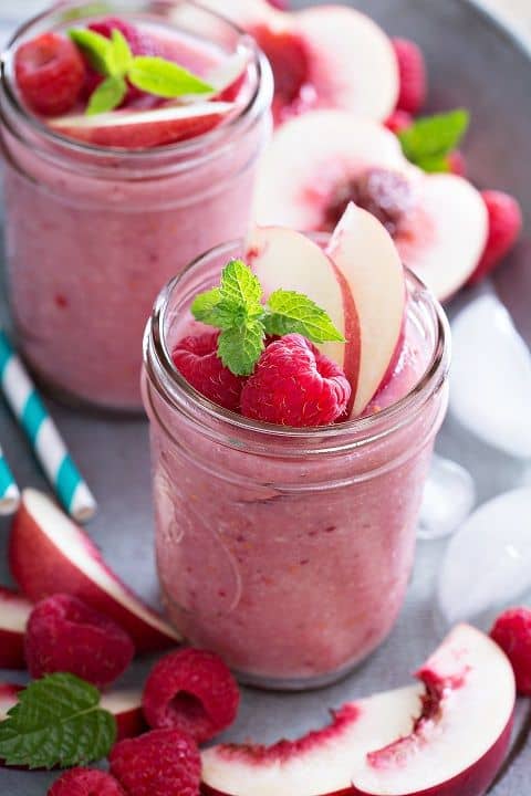 Raspberry Peach UltraNourish Smoothie