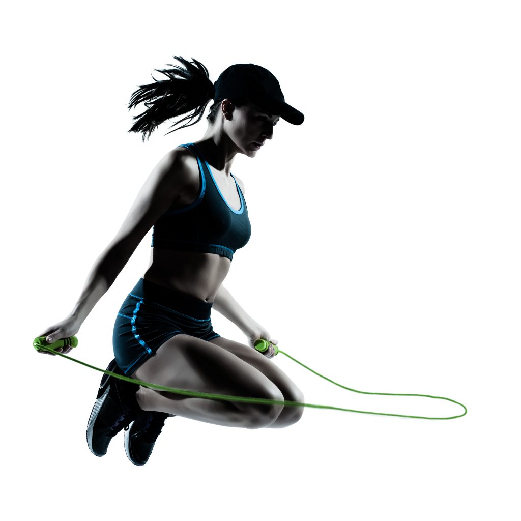 Jumping rope is an exercise you can do at home, anytime of the year.