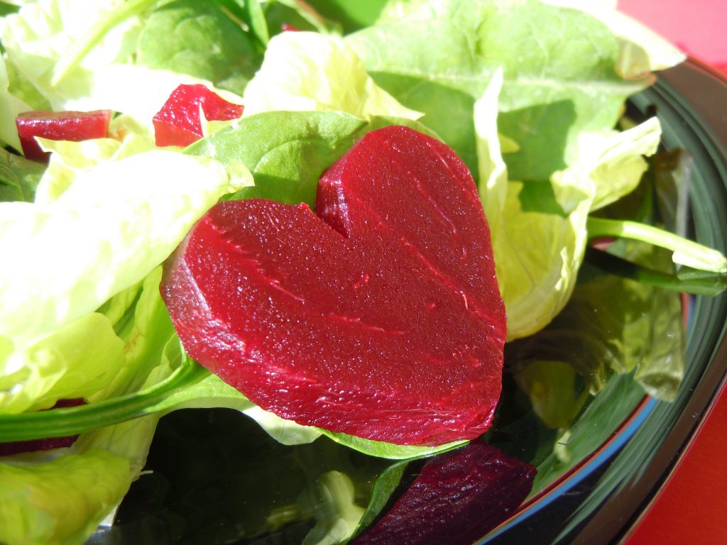 Eating fresh fruits and veggies and help your heart get the antioxidants it needs to be healthy.