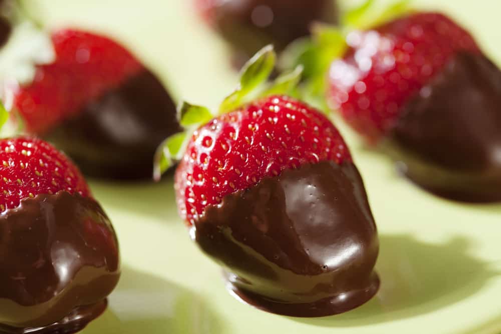 Eating foods dipped in dark chocolate can help your eyes and your heart.