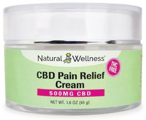 natural wellness cbd cream jar
