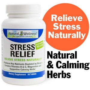 Natural Wellness's Stress Relief can provide stress relief all day long.