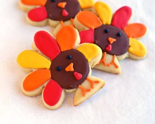 Adorable Turkey Cookies