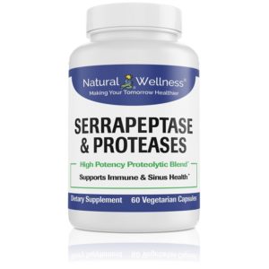 Serrapeptase is believed to help decrease inflammation.