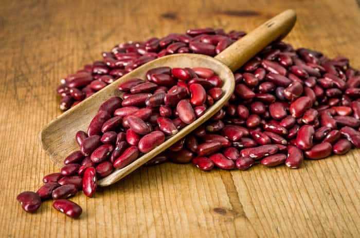 Red kidney beans are high in lectins.