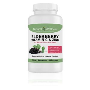 Lozenges made with with zinc, elderberry and vitamin C have immune boosting benefits.