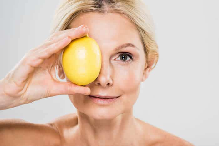 Lemon is beneficial for skin issues.