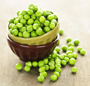 Peas are a nice source of soluble fiber.