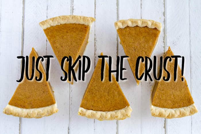 Just skip the crust on pumpkin pie for a more diabetes-friendly Thanksgiving version.