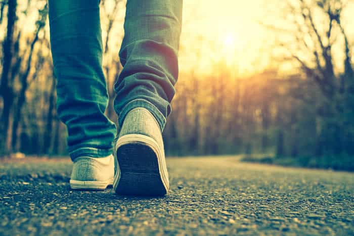 Since walking can reduce stress, it can also help keep acne breakouts under control.