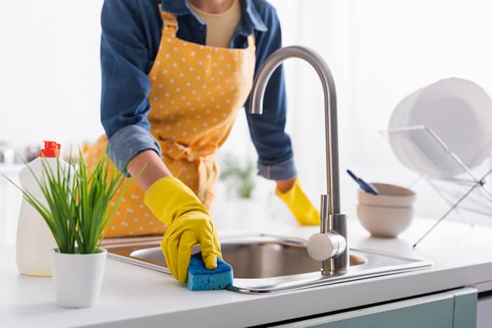 A lot of people like to give their home a thorough cleaning in the spring.