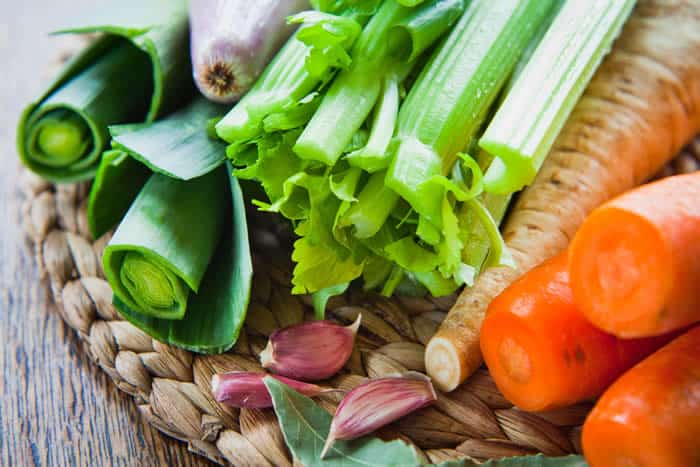 Aromatics for making your own bone broth.