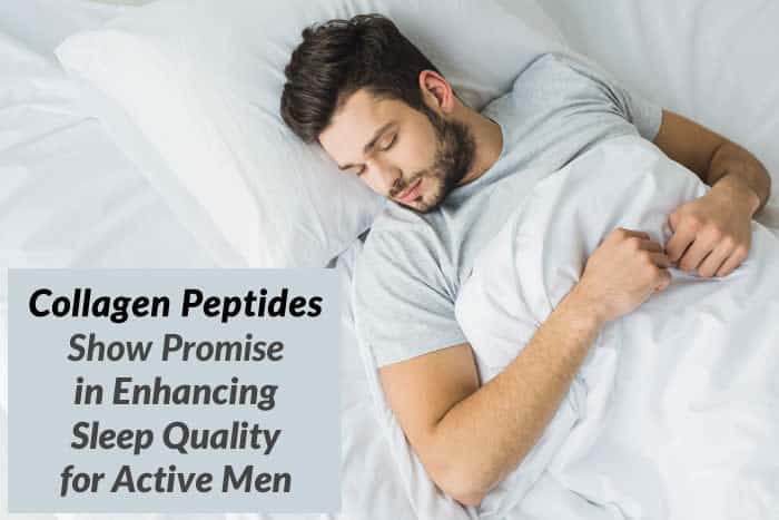 پپتیدهای کلاژن در افزایش کیفیت خواب برای مردان فعال نوید می دهند